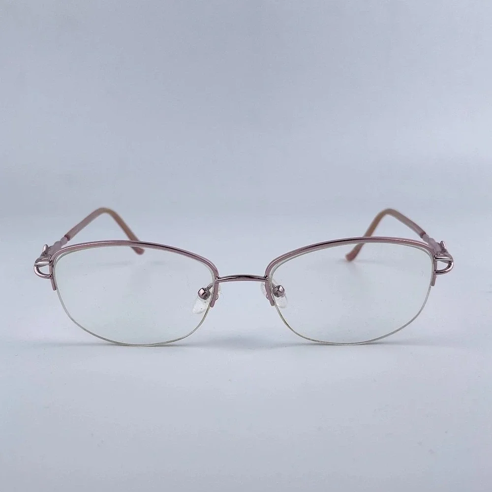 Marchon Tawny Rose Women's Eyeglasses Frame‎ Rose Gold Metal 55-17-135 mm